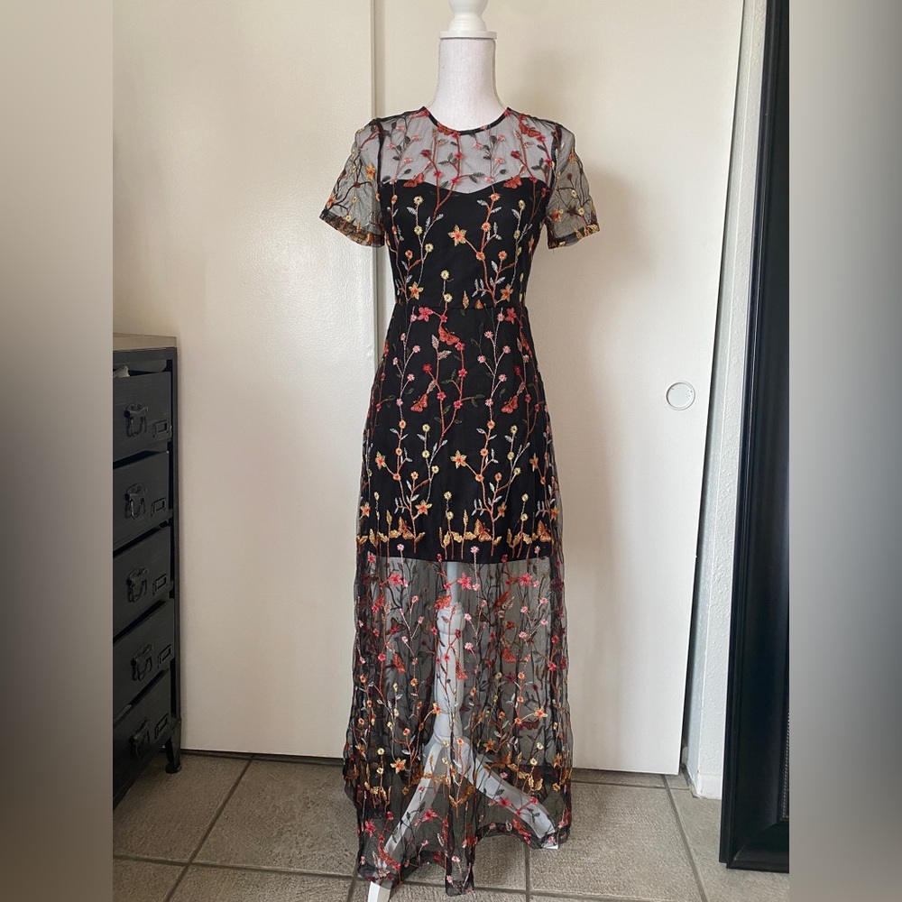 Vici floral maxi dress